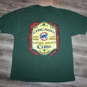 Vintage 90s 2000s Clothing y2k MLB Chicago Cubs Baseball Irish Ireland Men